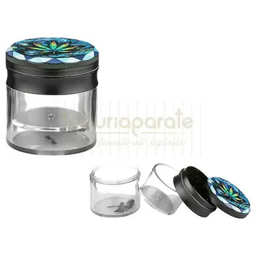 grinder din 4 bucati transparent marca dreamliner 100