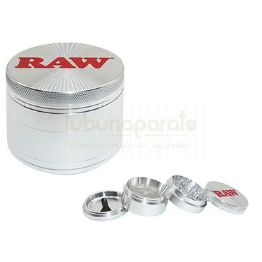 grinder din 4 parti marca raw silver